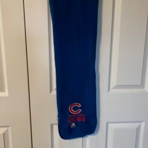 Cubs fleece scarf